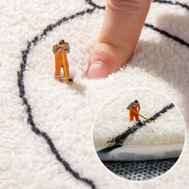 Abstract Lines Rug Indoor Rug Washable Area Carpet for Living Room Decor