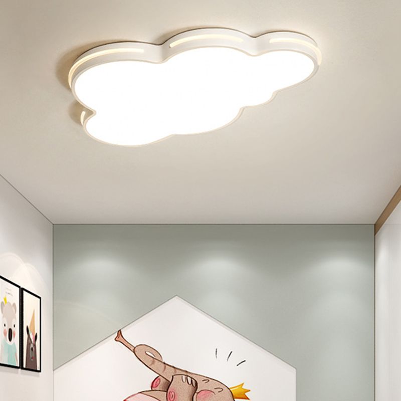 Plafonniers Cloud Flush 1 luminaire métallique nordique encastré