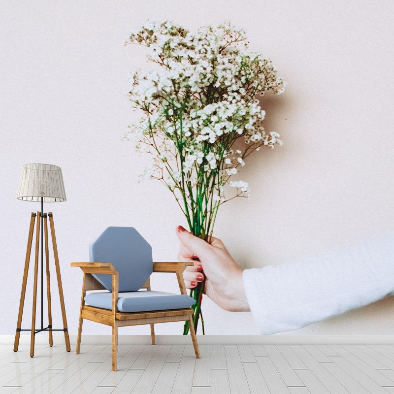 Environment Friendly Flower Murals Living Room Wall Murals Wallpaper
