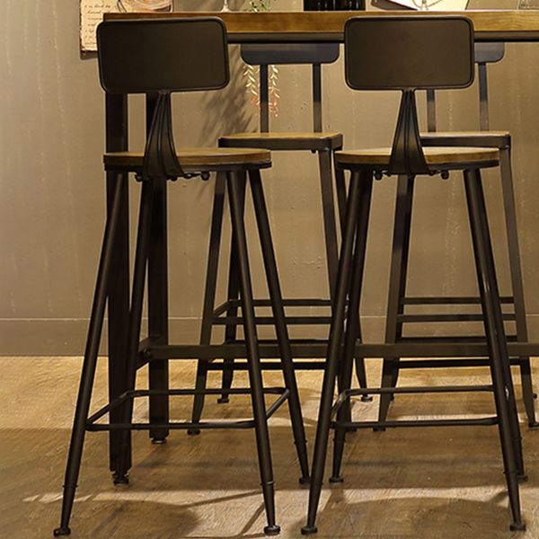 Industrial 1/6/11 Pieces Bar Table Set Rectangle Wood Counter Table with Stools