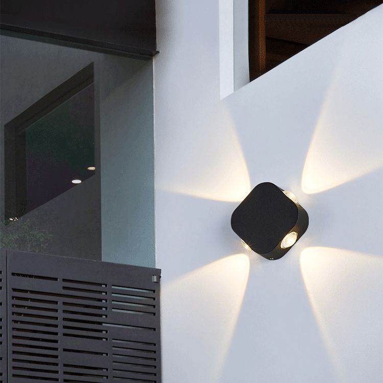 Multi-Licht geometrische Wandleuchten zeitgenössischer Metall-Wandwaschanlager