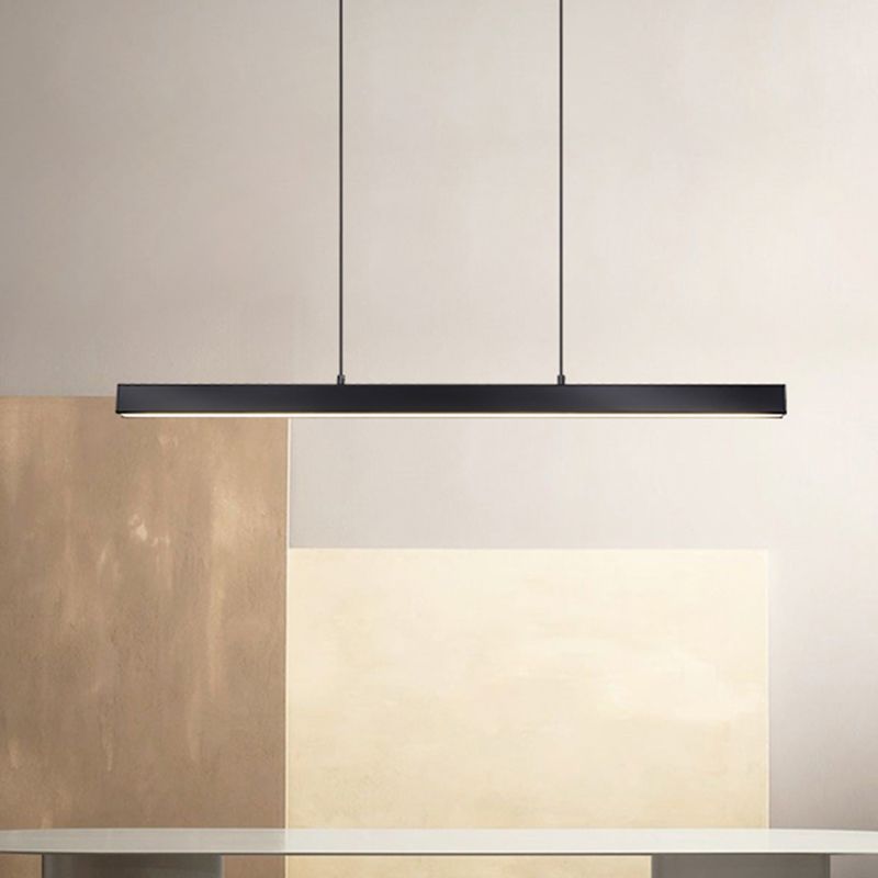 Moderne LED -Island -leichte Acryl -Schattenhänge -Beleuchtungskörper für Esszimmer