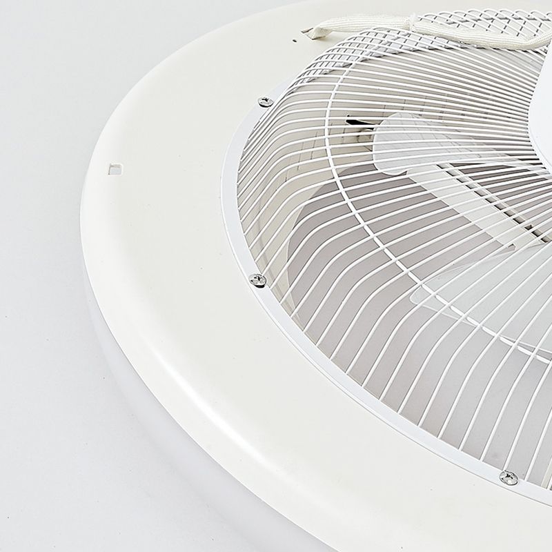 Metal Ceiling Fan Light Modern Style 1 Light Ceiling Fan Light for Dining Room