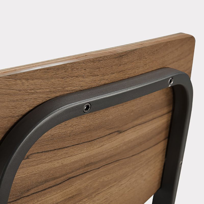 Contemporary Metal Counter Height Stools Black Base Bar Stool