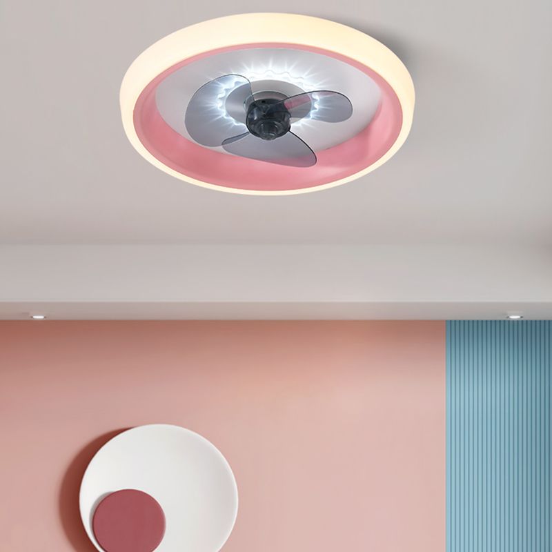Moderne stijl plafondventilator verlichting metaal 1 licht plafondventilator licht voor keuken
