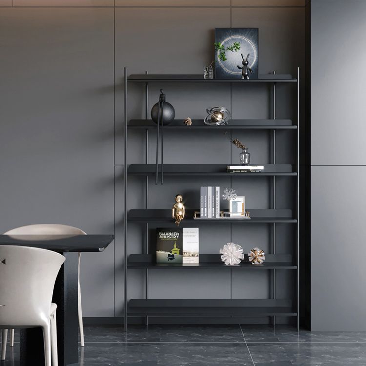 12.60"W Bookcase Contemporary Style Open Back Bookshelf for Home Office