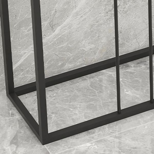 Modern Rectangle Console Table 31.5-inch Tall Iron Accent Table