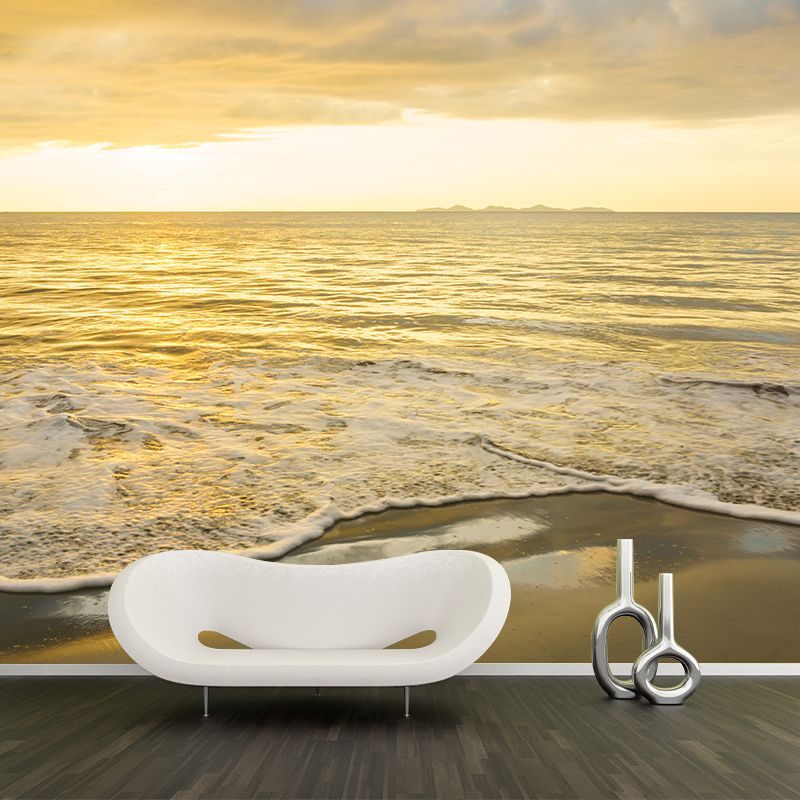 Tropical Sea Landscape Wall Covering Full Size Wall Mural for Dining Room