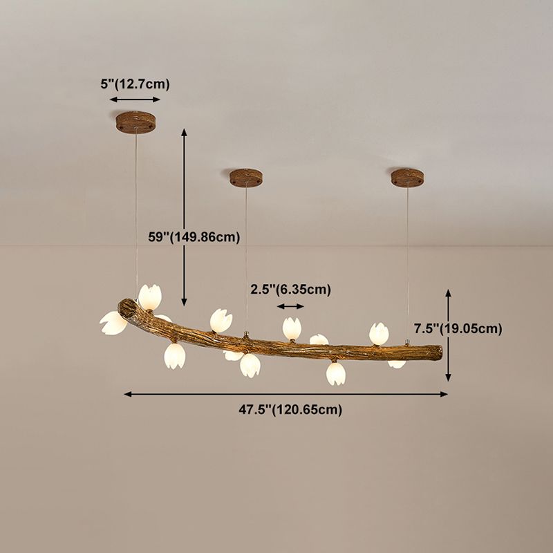Accesorios de iluminación colgante de múltiples luces de vidrio de lámpara simple para comedor para comedor