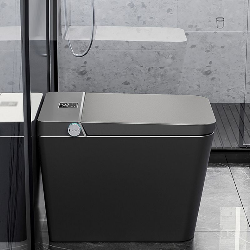 Modern Floor Mount Flush Toilet Siphon Jet Urine Toilet with Heated Seat for Bathroom