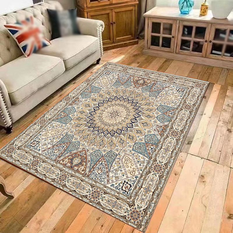 Alfombra de decoración del hogar de la alfombra de la alfombra floral de la alfombra del hogar