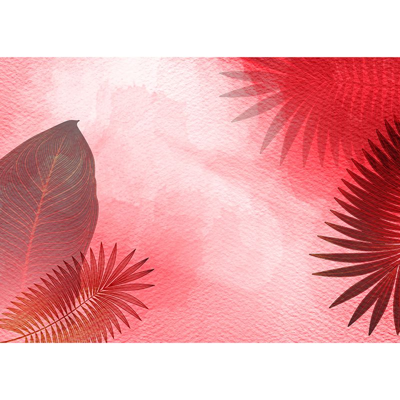 Tropical Plant Indoor Decoration Wall Mural for Living Room Bedroom, Made to Measure