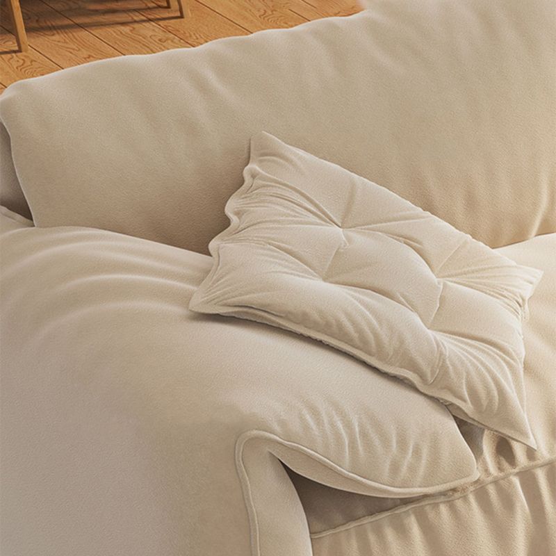 Contemporary Faux Leather Pillow Top Arm Sofa 2 Seater Stain Resistant Settee