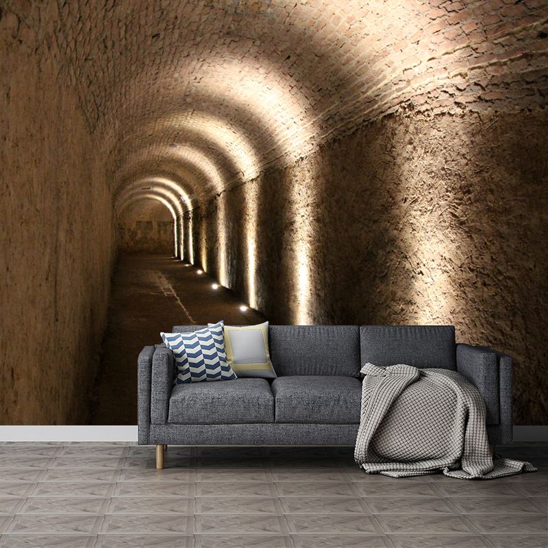 Modern Style Spatial Extension Mural Wallpaper for Home Decoration, Water Resistant