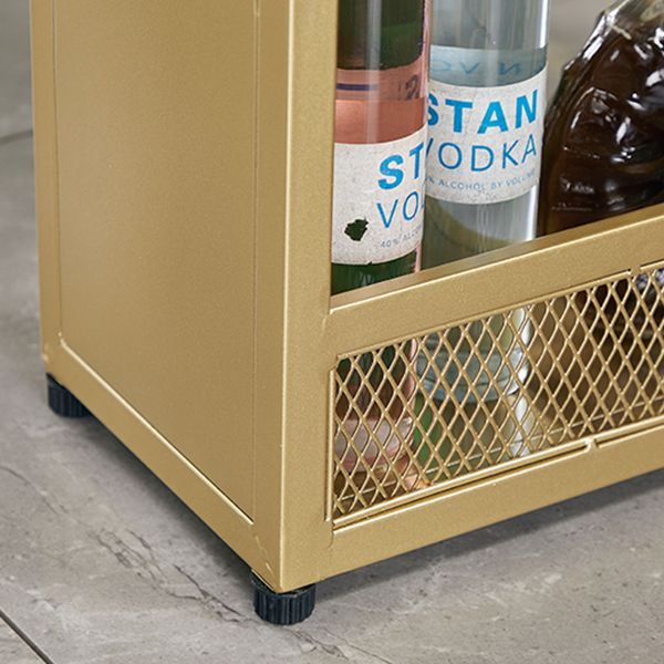 Wood Bar Table Traditional Luxury Rectangle Bar Counter Table with Double Pedestal