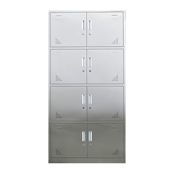 Metal Industrial Cabinet for Bathroom Steel Storage Cabinet with Hinged Door