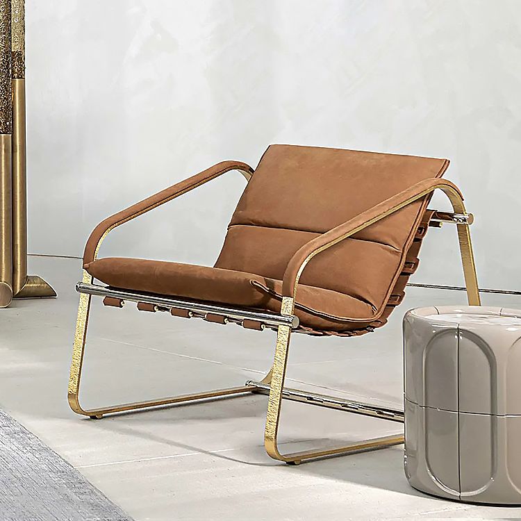 34.2" Wide Modern Arm Chair Living Room Armchair with Pillow Back