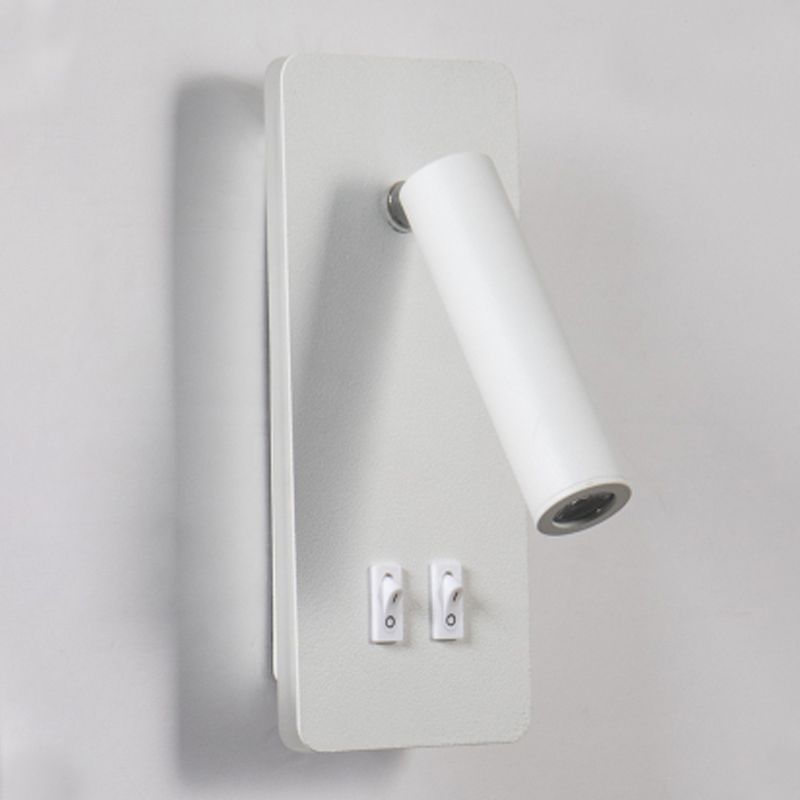 1 Light Metal Geometric Shade Reading Wall Lighting Modern Style Wall Mounted Light Fixture