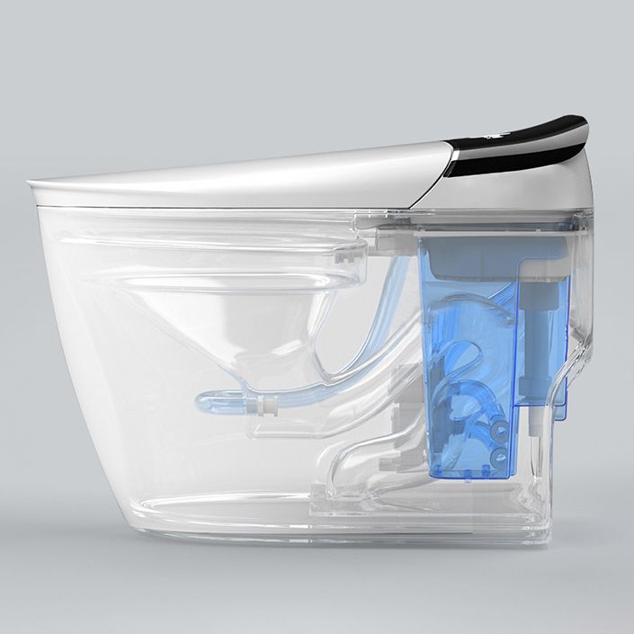 Contemporary All-In-One Toilet Floor Mounted Urine Toilet for Washroom