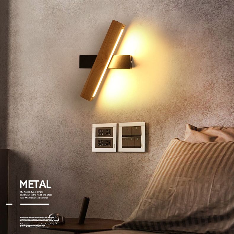 Moderna pared apliques ajustables luz giratoria de luz LED dormitorio de dormitorio de sala de estudio