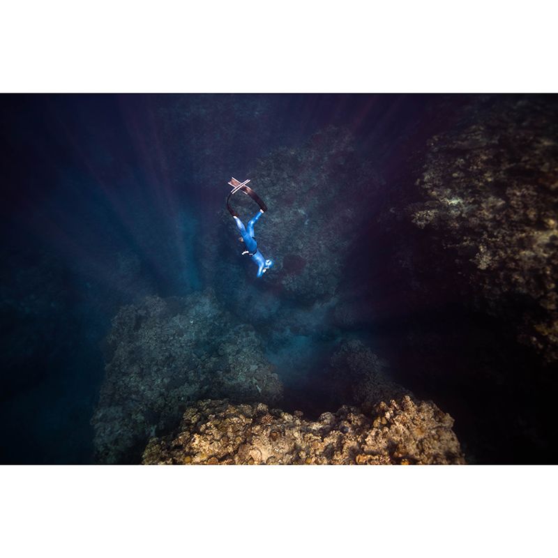 Photography Stain Resistant Wall Mural Wallpaper Seabed Sitting Room Wall Mural