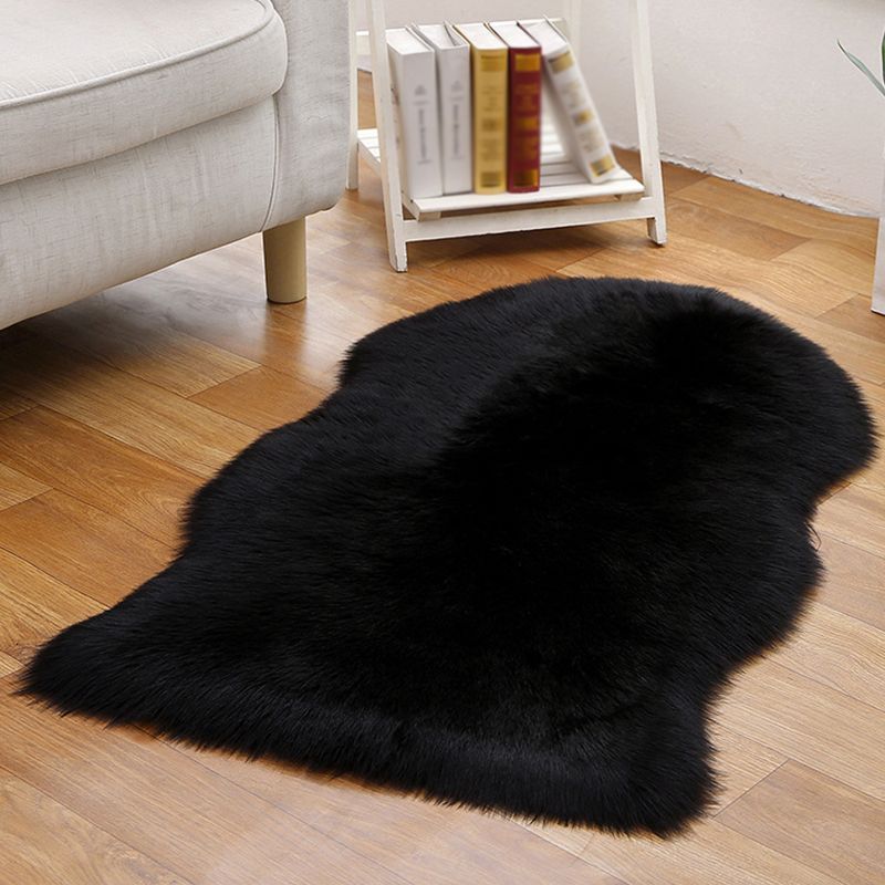 Decorative Novelty Shape Shag Rug Contemporary Comfort Indoor Rug Polypropylene Stain Resistant Area Carpet for Living Room