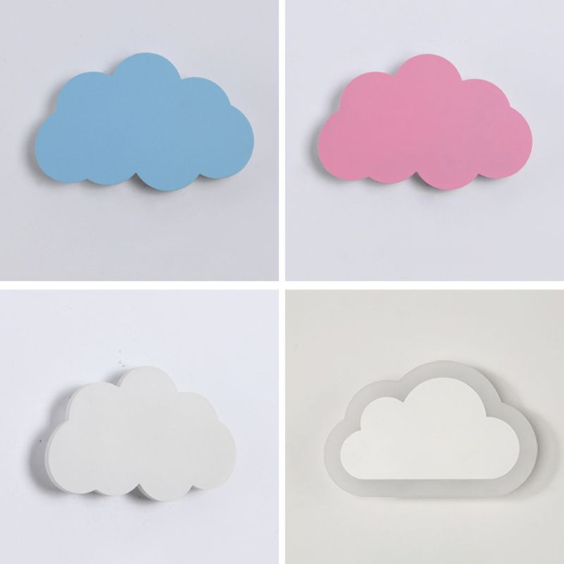 Cloud Sconce Light Fixture Nordic Style Metal LED Wall Lighting Fixture for Bedroom