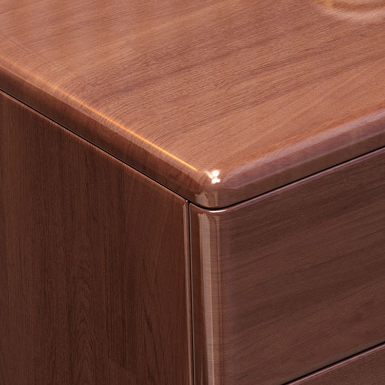 Contemporary Solid Wood Make-up Vanity Home Vanity Desk with 2 Drawers