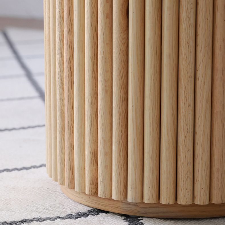 Round Shape Home Dining Table Modern Wooden Dining Room Table