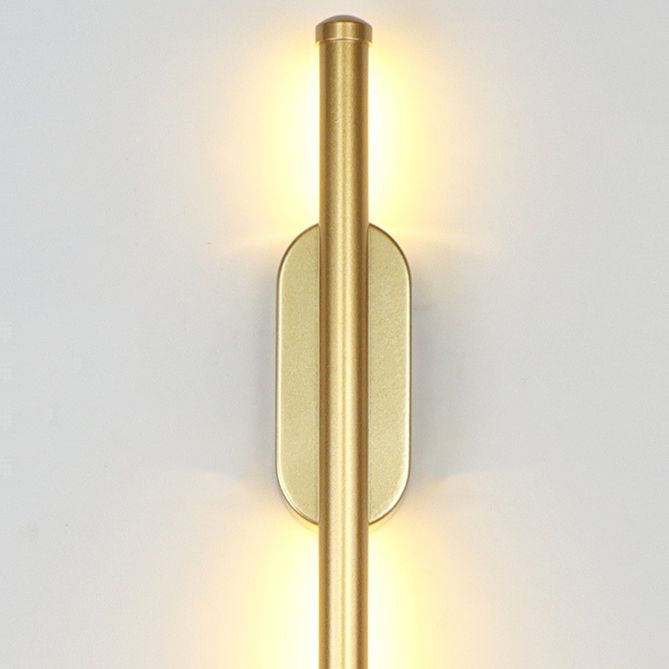 Obelle linéaire Mall Murce Style moderne 1 Light Mur Mur Mount luminaire en or