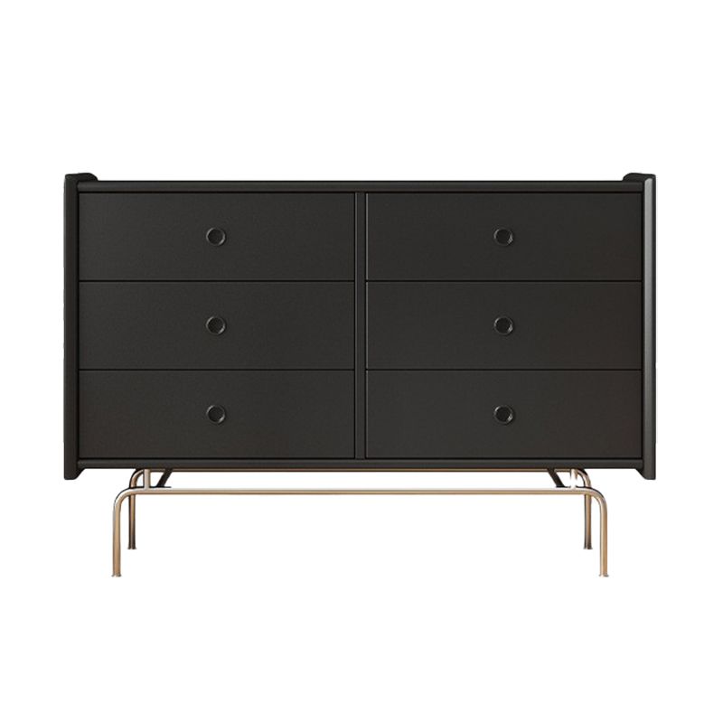 Ultra-Modern Double Dresser Solid Pine Storage Chest Dresser for Bedroom