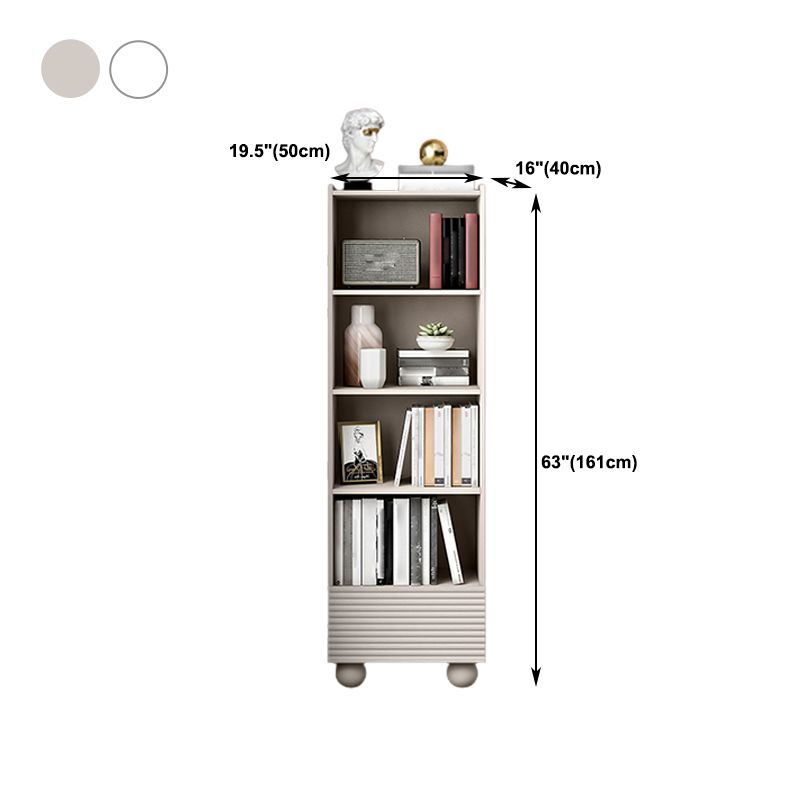 Standard Book Shelf with Drawer Vertical Shelf Bookcase for Office
