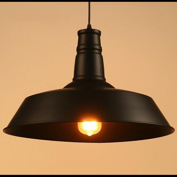 Retro industriële flesdop schaduw hanger licht metaal 1 lichte restaurant hangluchting