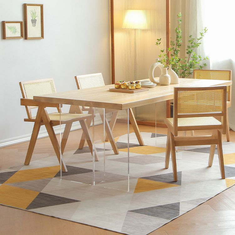Modern 1/3/5 Pieces Dining Set Solid Wood Dining Furniture Set /Separate Items