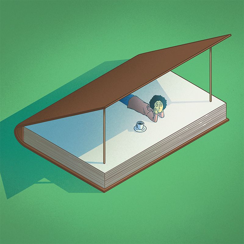 Modern Style Illustration Wall Mural Wallpaper Creative Illustration Bedroom Wall Mural