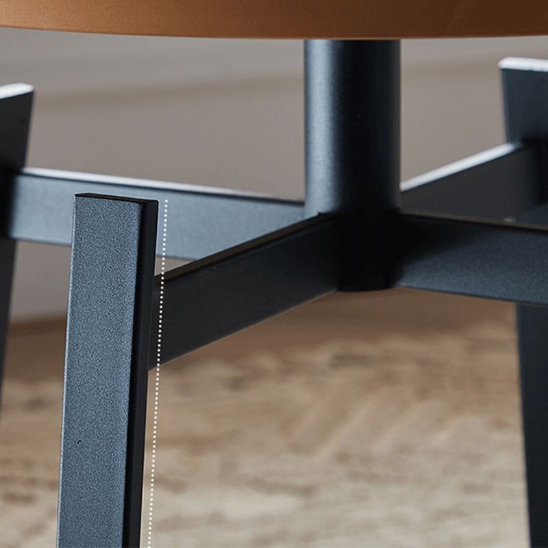 19.68 inch Tall Side Table Modern Metal Tray Top Side End Table