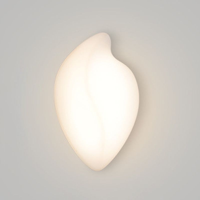 Single Modern White Wall Mounted Sconce Acrylic Wall Light for Bedroom