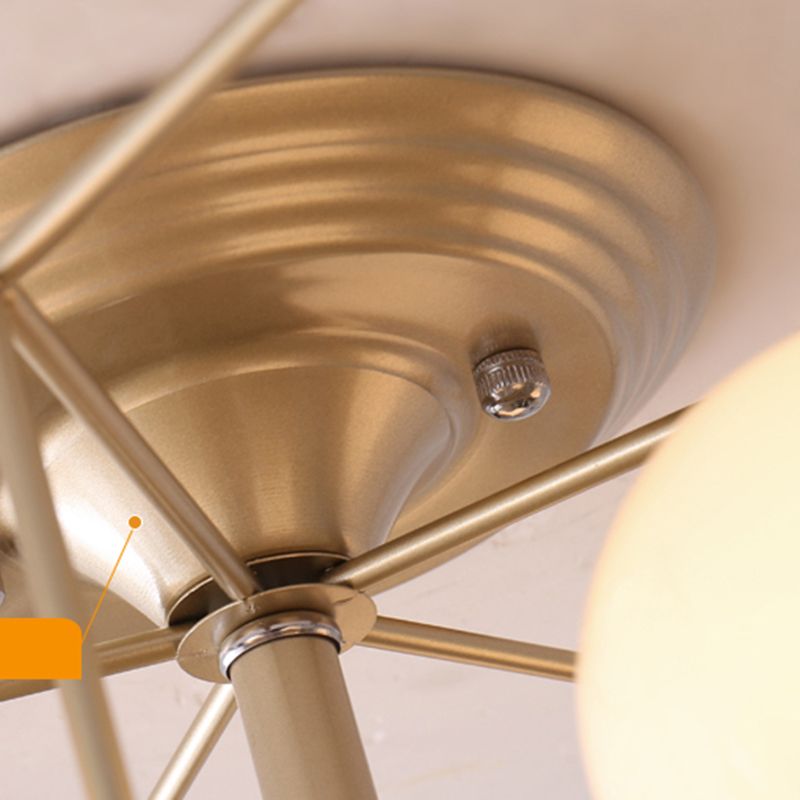 Macaron Ster Shape Plafond Gemonteerd Licht Metalen Slaapkamer Plafond Licht Profiel
