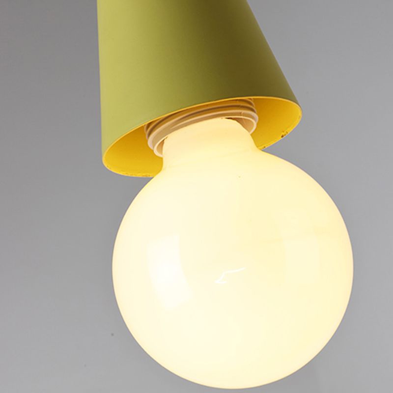 Antlers Metal Hanging Light Fixtures Modern Shop Pendant Light with 1 Light