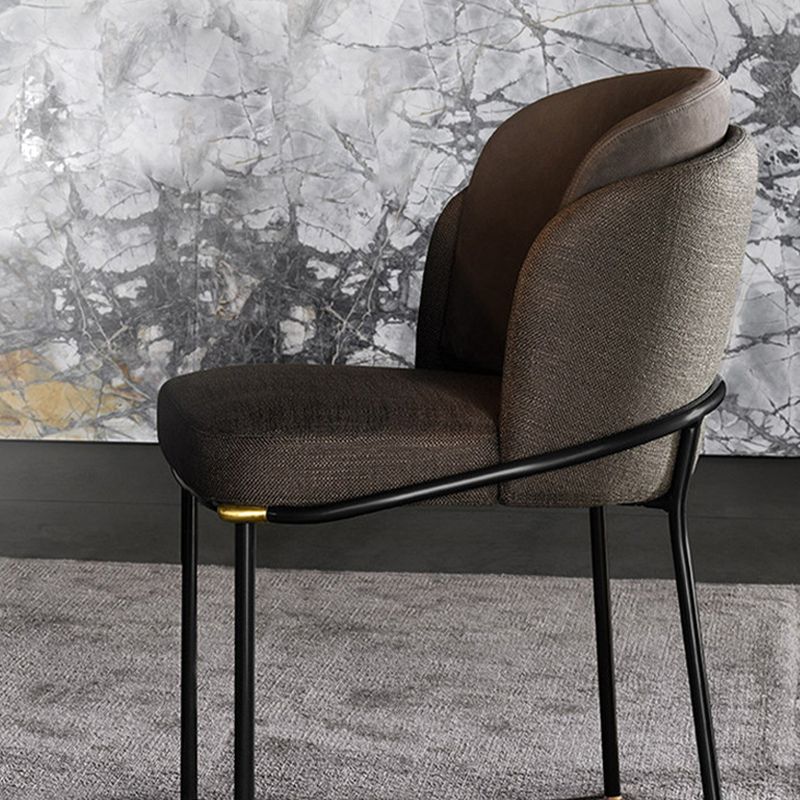 Glam Style Parsons Side Chair Indoor Dining Chair for Home Use