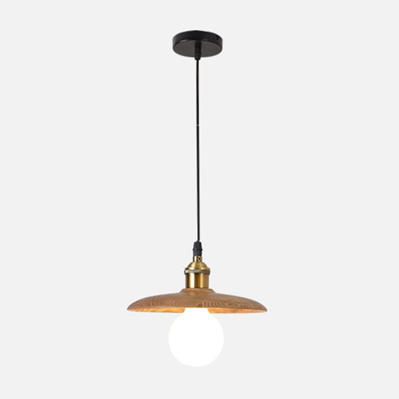 Simplicity Wooden Hanging Light Modern Pendant Lighting Fixture for Sitting Room