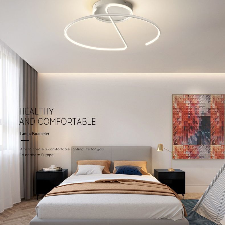 Modern Style Led Flush Mount Lighting High Brightness Metal Linear Led Ceiling Light for Corridor
