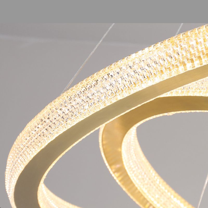 Luz moderna de lujo de lujo nórdico LED Candelier Light para sala de estar comedor