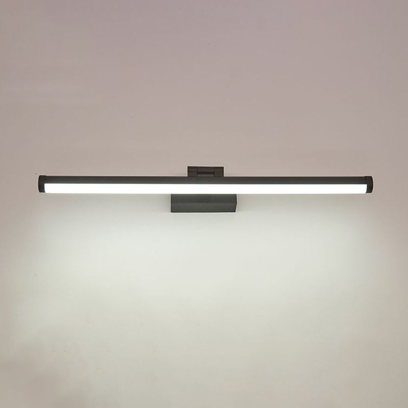 Nordic Style Single Vanity Light LED Metal Wall Mounted Mirror Front Lamp in Acrylic Shade