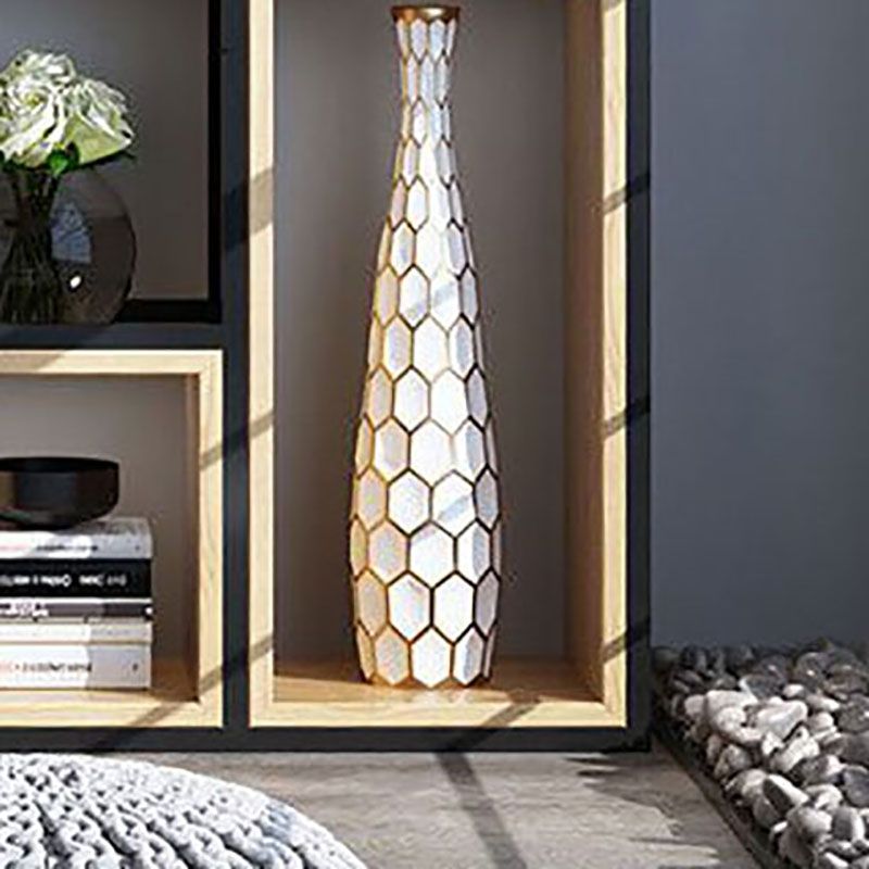 9.84"W Bookcase Industrial Style Open Back Bookcase for Home Study Room Office