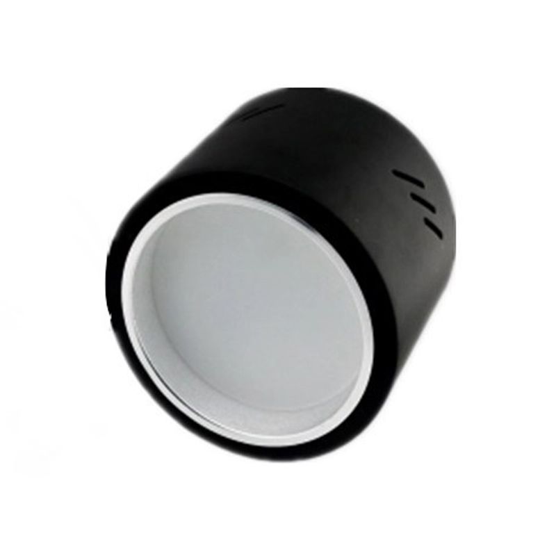 Cilindervormige plafondlamp modern aluminium 1-lichts inbouw voor gangpadrestaurant