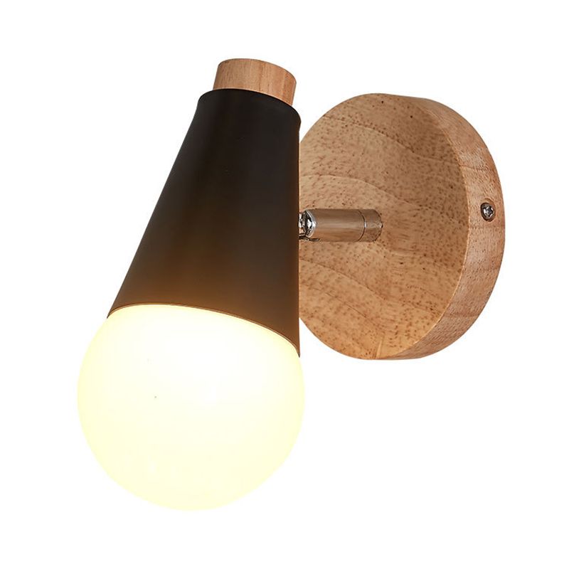 Luz de mini lámpara de bombilla simple contemporánea de la pared de la pared de la pared de macron