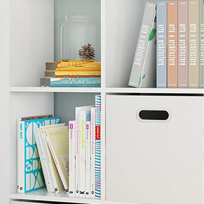 Contemporary Standard Bookshelf Engineered Wood Open Back Bookcase (Drawers not Included)