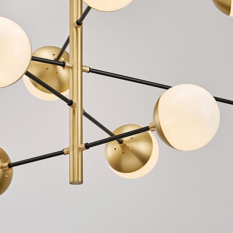 Gold Ceiling Light Fixtures Postmodern Chandelier Lamp for Living Room Dinning Room