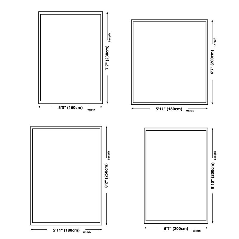 Beige Modern Rug Polyester Graphic Striped Area Rug Non-Slip Backing Rug for Living Room